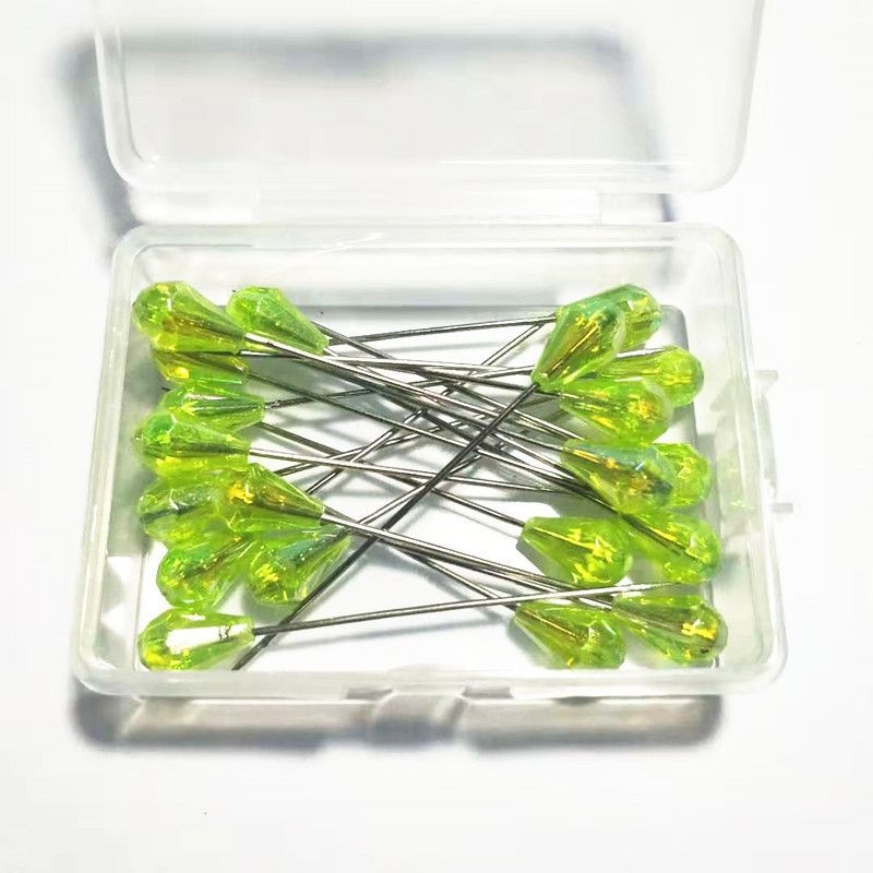 Šivački pinovi: obojeni, s perlama, za pozicioniranje, otporni na hrđu, perl pinovi (Brand: Unique; Izdavanje: Ljeto 2021; Obrada: Drugo)