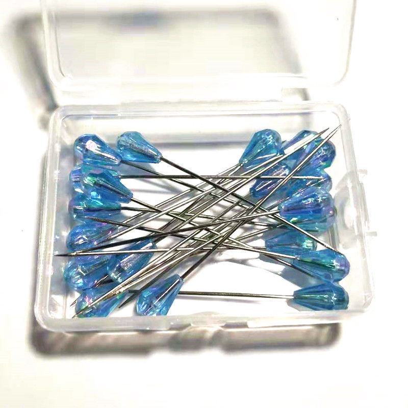 Šivački pinovi: obojeni, s perlama, za pozicioniranje, otporni na hrđu, perl pinovi (Brand: Unique; Izdavanje: Ljeto 2021; Obrada: Drugo)