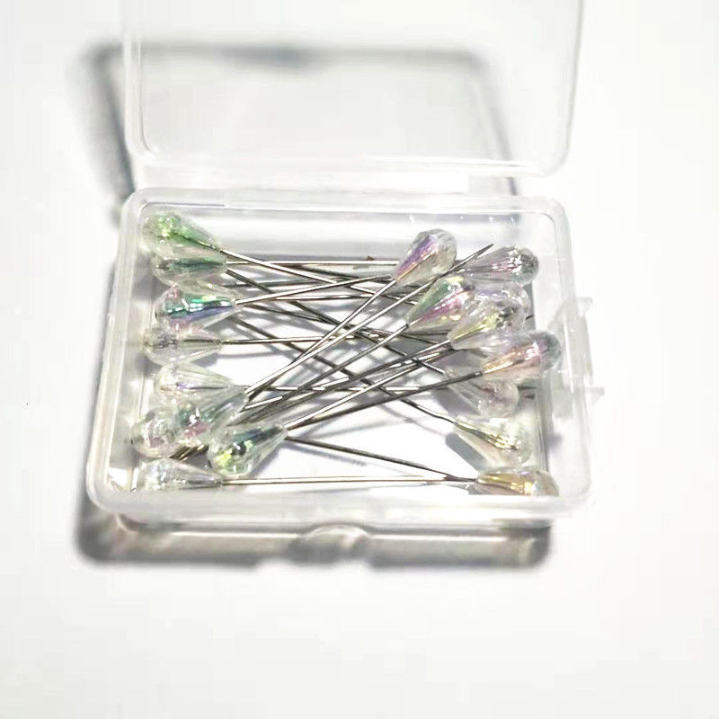 Šivački pinovi: obojeni, s perlama, za pozicioniranje, otporni na hrđu, perl pinovi (Brand: Unique; Izdavanje: Ljeto 2021; Obrada: Drugo)