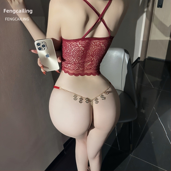 Női fémláncos tangabugyi, poliészter anyag 90-95%, Style bell márka, kód F255, 2025 nyári kiadás