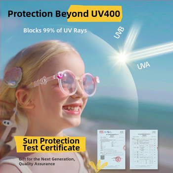 Bērnu saulesbrilles Lemonkid polarizētas UV400 ar riņķveida rāmi TAC lēcas