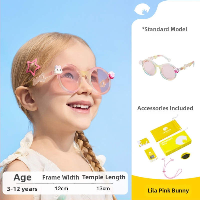 Bērnu saulesbrilles Lemonkid polarizētas UV400 ar riņķveida rāmi TAC lēcas