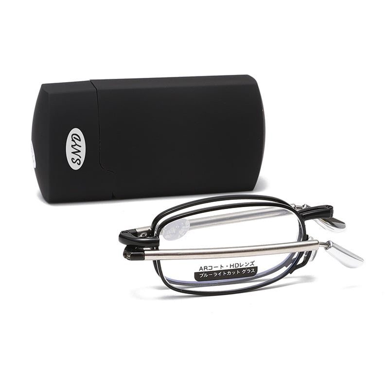 Lasīšanas brilles ar metāla rāmi, lēcas no sveķiem, pret zilās gaismas iedarbību, pilnais rāmis, unisex