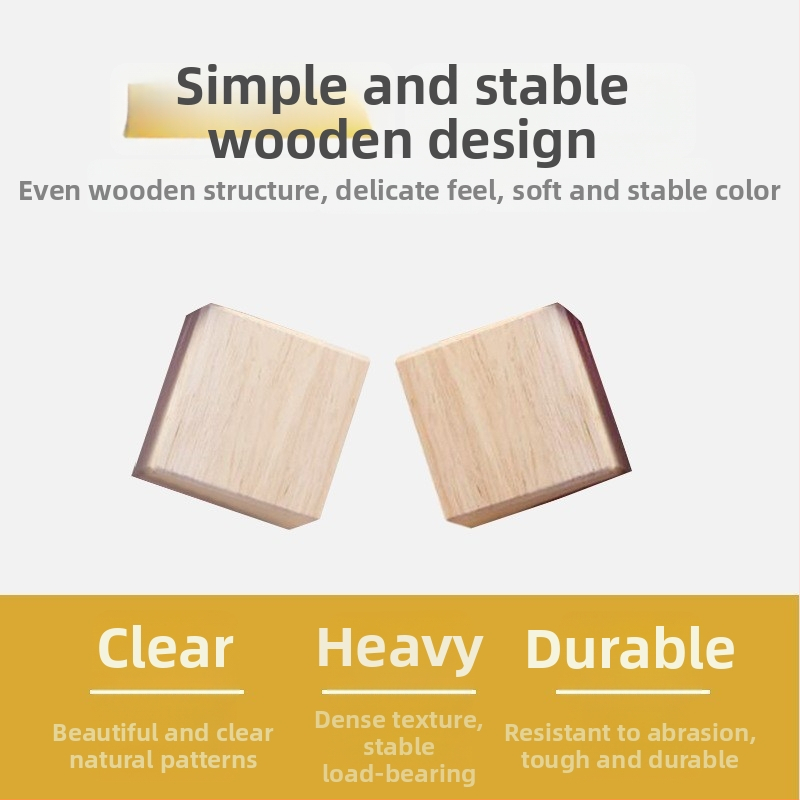 Drevený vešiak na nohavice s klipsami, moderný minimalistický štýl, 2‑kusové balenie, možnosť prispôsobenia, tlačené logo