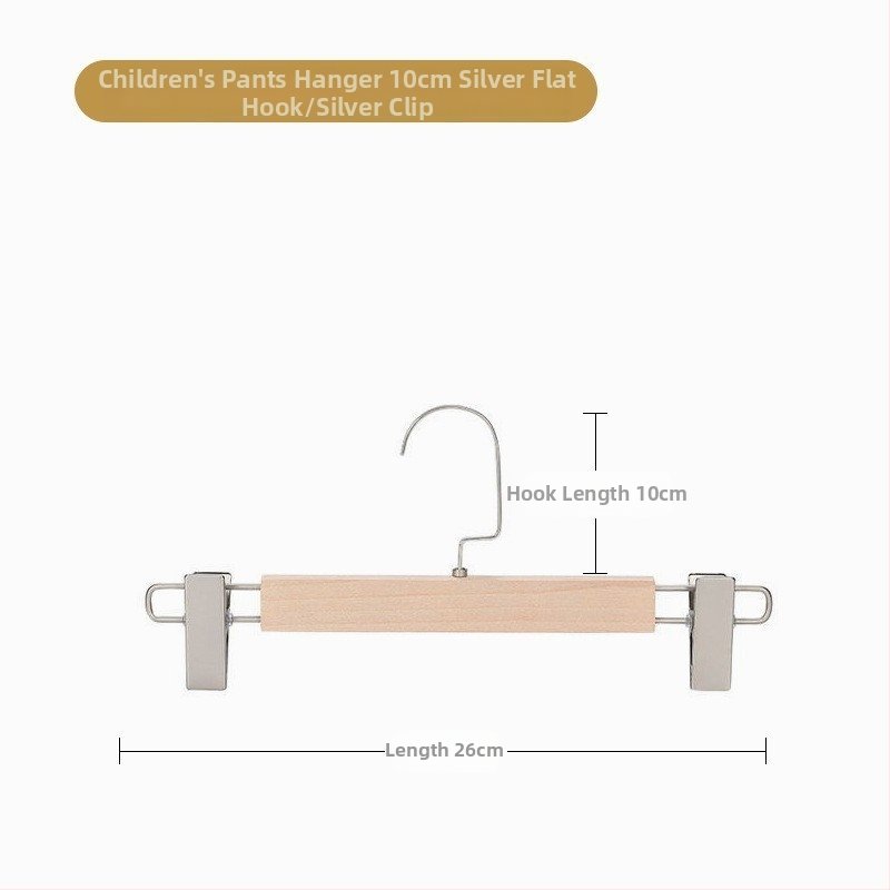 Koka bikses pakārājs ar klipsēm, modernā minimālisma stilā, 2 vienību komplekts, pielāgošana pieejama, logotips izdrukāts