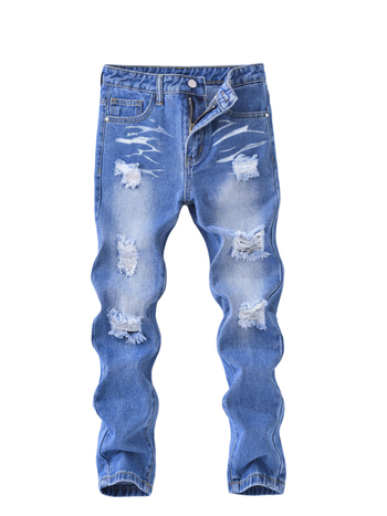 Дънки за момчета в корейски стил, памук-смес, 88% памук, за деца 3–8 години