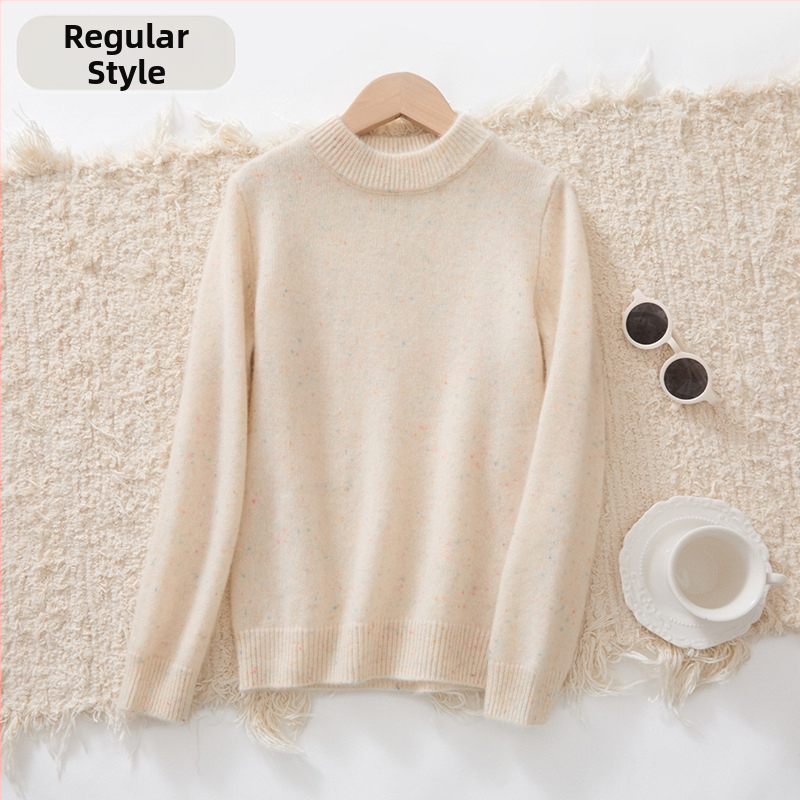 Vaikų kašmyro megztinis, tirštas, universalus, ilgos rankovės