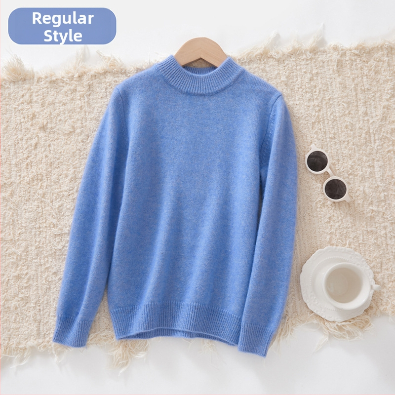 Vaikų kašmyro megztinis, tirštas, universalus, ilgos rankovės