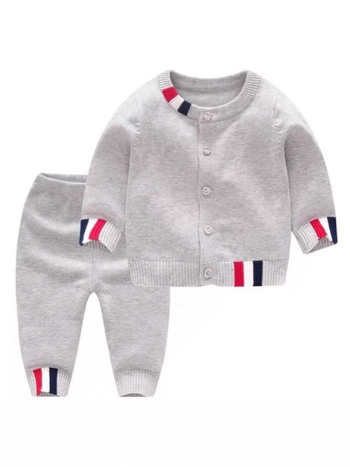 Vaikų megztas kardiganas, 95% medvilnė, vienu mygtuku, ilgomis rankovėmis, amžius 1–3 metai