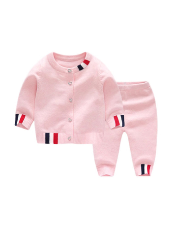 Vaikų megztas kardiganas, 95% medvilnė, vienu mygtuku, ilgomis rankovėmis, amžius 1–3 metai