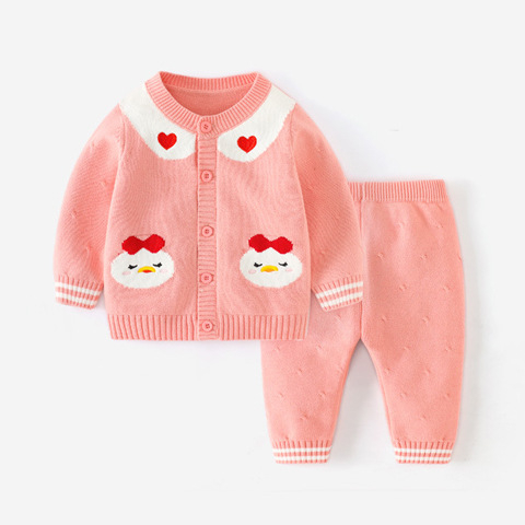 Vaikų megztas kardiganas, 95% medvilnė, vienu mygtuku, ilgomis rankovėmis, amžius 1–3 metai