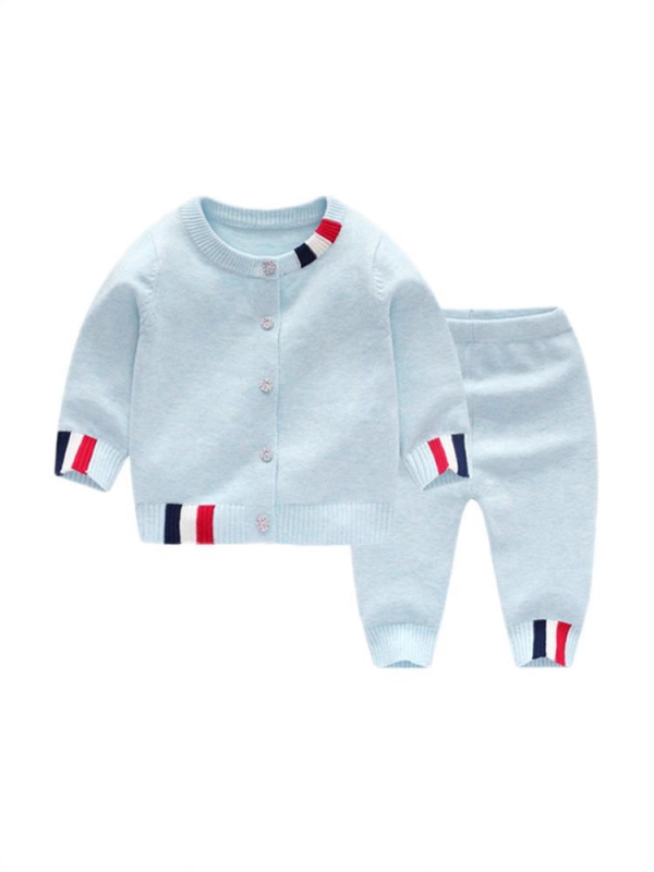 Vaikų megztas kardiganas, 95% medvilnė, vienu mygtuku, ilgomis rankovėmis, amžius 1–3 metai