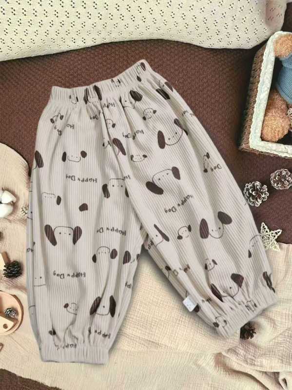 Dječje hlače Corduroy u korejskom stilu, unisex casual, 100% poliester, proljeće–jesen