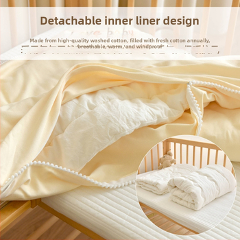 Tipo A 100% medvilninė kūdikio įvyniojimo pledas, medvilnės užpildas, medvilnės audinys, 0,55–1,0 kg, žiema