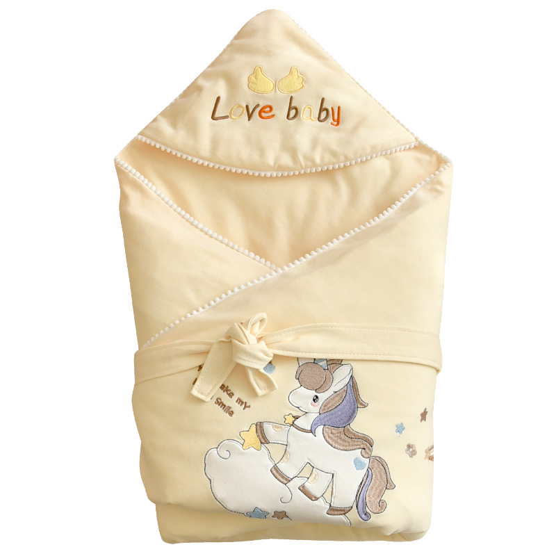 Tipo A 100% medvilninė kūdikio įvyniojimo pledas, medvilnės užpildas, medvilnės audinys, 0,55–1,0 kg, žiema
