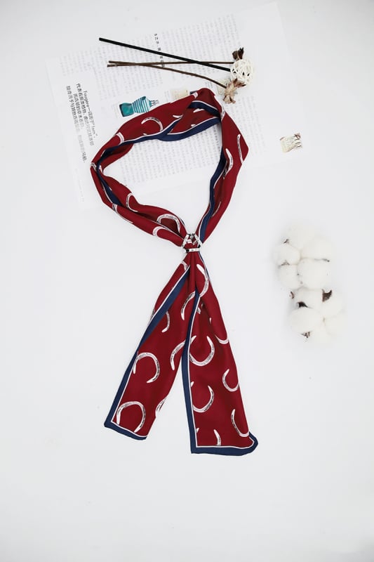 Полиестер сатен квадратен шал за дами, Luo Hao, произход Джинхау, стил квадратен, офис моден