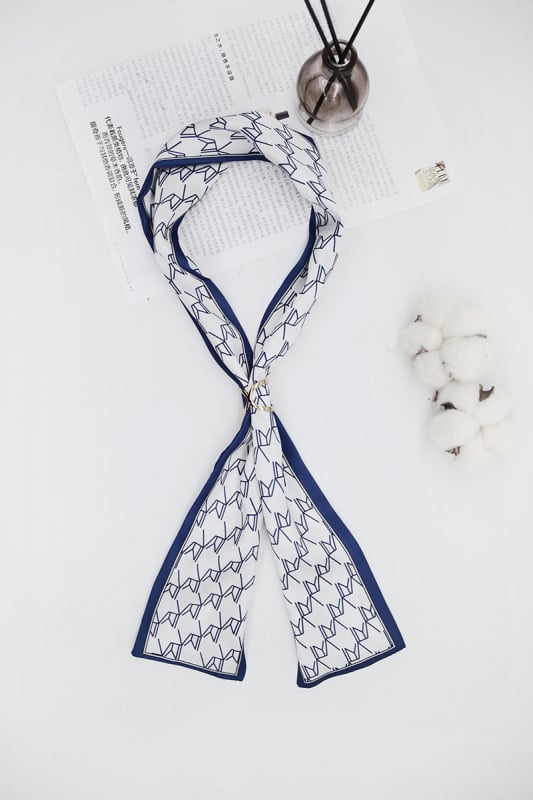 Полиестер сатен квадратен шал за дами, Luo Hao, произход Джинхау, стил квадратен, офис моден