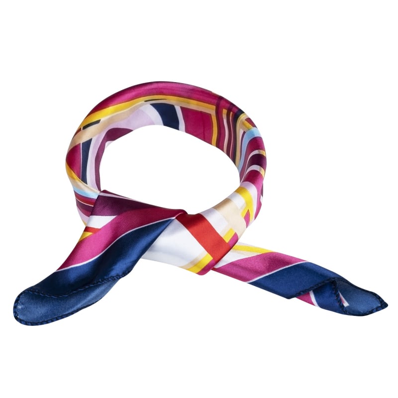 Полиестер сатен квадратен шал за дами, Luo Hao, произход Джинхау, стил квадратен, офис моден