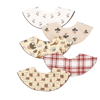 Mimuhouse Baby Bib - 100% bavlna, upija, 360° pokriće, za djecu 0–3 godina