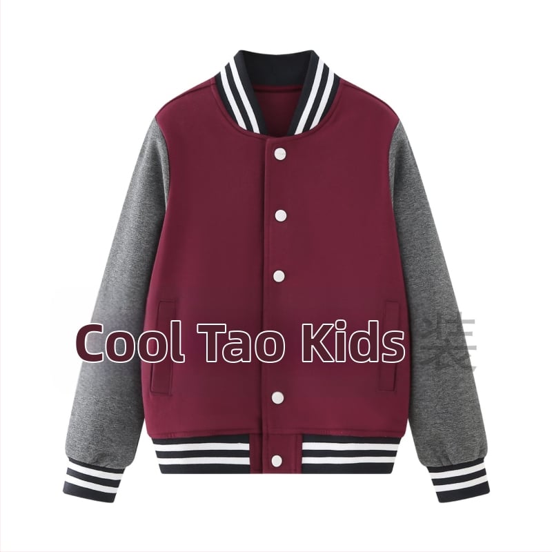 Двучастова училищна униформа с подплата от флис за ученици от средното училище, есенно‑зимна, стил колеж, унисекс