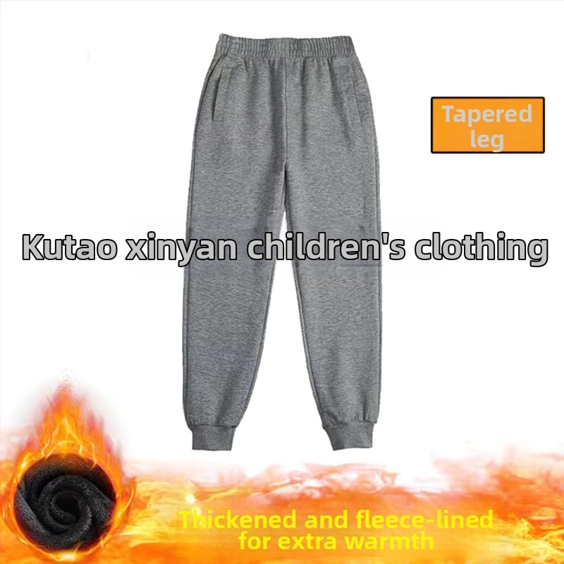 Двучастова училищна униформа с подплата от флис за ученици от средното училище, есенно‑зимна, стил колеж, унисекс