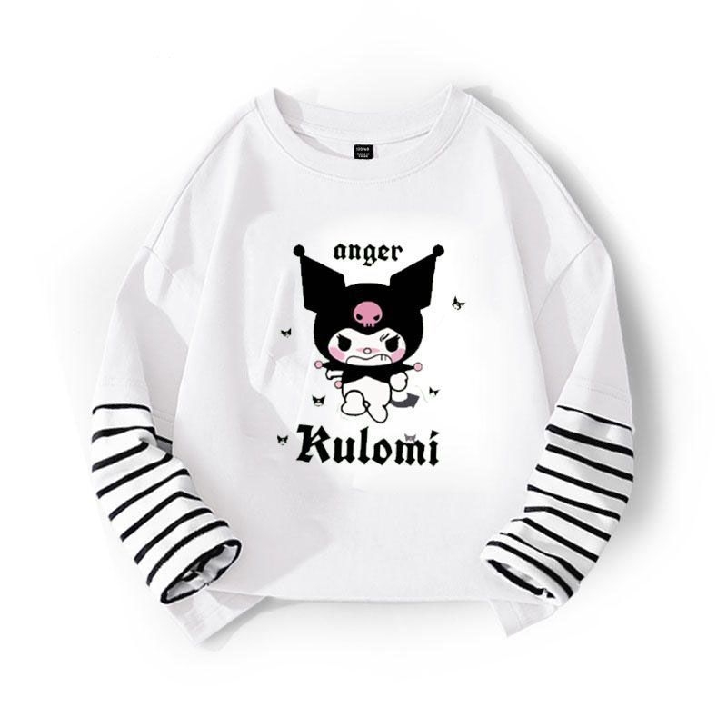 Vaikų marškinėliai su ilgomis rankovėmis naujagimiams mergaitėms, animacinių filmų raštas, corduroy audinys su triušio kailiu (pagrindinis audinys 91-95%)