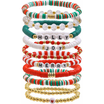 Polimer agyagból készült gyöngyös karkötő - uniszex; Diyun Jewelry; Yiwu (anyag: polimer agyag; feldolgozás: gyöngyök; márka: Diyun Jewelry; stílus: uniszex; származás: Yiwu)