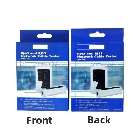 RJ45/RJ11 tester mrežnih kablova i telefonskih linija (Brend BS; Materijal: Plastika; Set: 1 kom.; Opseg primjene: testiranje mrežnih kablova i telefonskih linija; Format: Srednji)