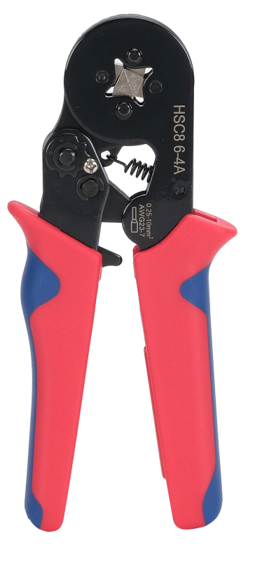 Krimpēšanas knaibles komplekts Eiropas caurulveida tipa terminālim, 1200 gab., HSC8 6-4A, CHKISA