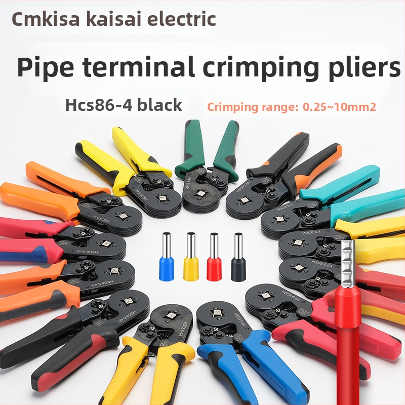 Sada krimpovacích klieští pre európsky trubkový typ terminálu, 1200 ks, HSC8 6-4A, CHKISA