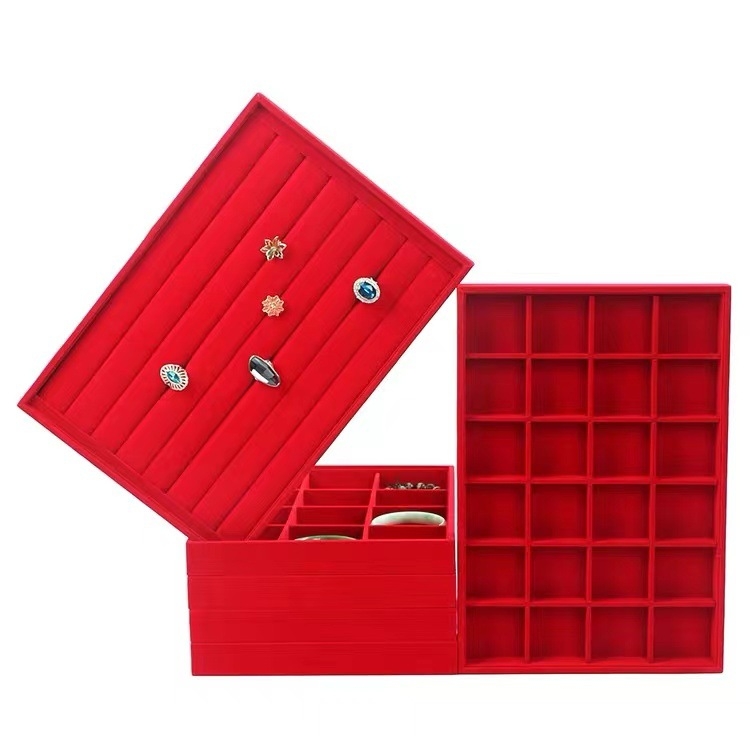 Držač za izložbu nakita od ploče visoke gustoće i baršuna; Marka: Liyan packaging; Pakiranje: vrećica za pakiranje; Svrha: pakiranje nakita