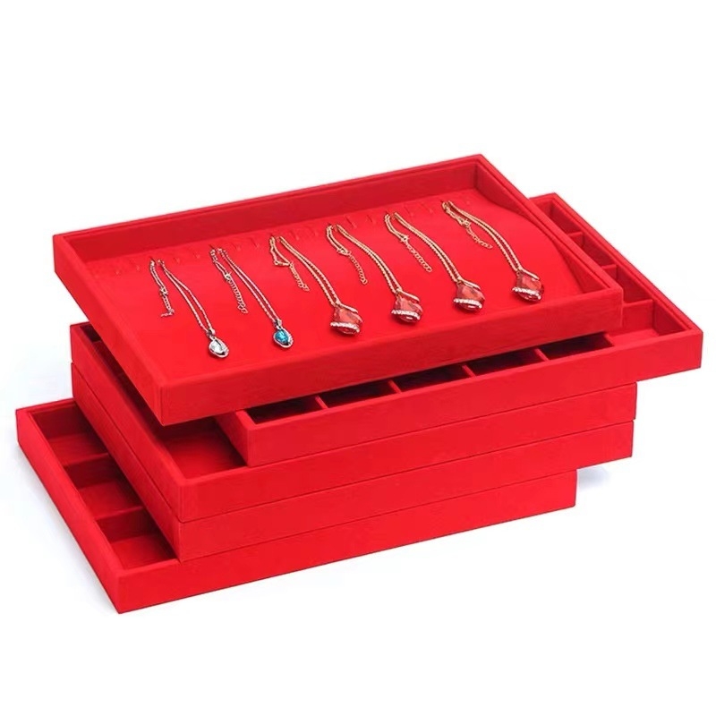 Držač za izložbu nakita od ploče visoke gustoće i baršuna; Marka: Liyan packaging; Pakiranje: vrećica za pakiranje; Svrha: pakiranje nakita