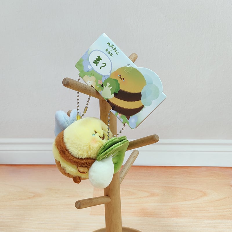 Snot Bear Bee плюшена кукла – къс плюш, напълнител PP памук, за възраст 7–14 години