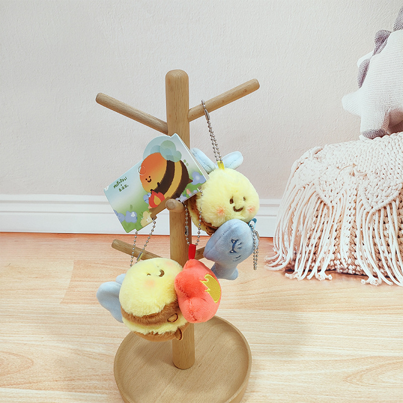 Snot Bear Bee плюшена кукла – къс плюш, напълнител PP памук, за възраст 7–14 години