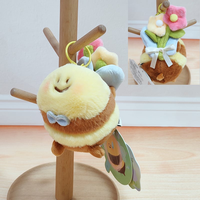 Snot Bear Bee плюшена кукла – къс плюш, напълнител PP памук, за възраст 7–14 години