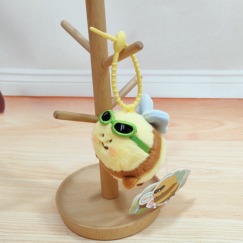 Snot Bear Bee плюшена кукла – къс плюш, напълнител PP памук, за възраст 7–14 години