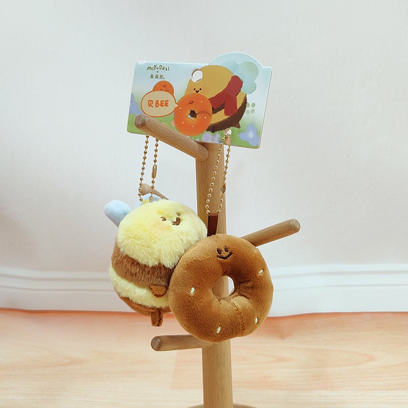 Snot Bear Bee плюшена кукла – къс плюш, напълнител PP памук, за възраст 7–14 години