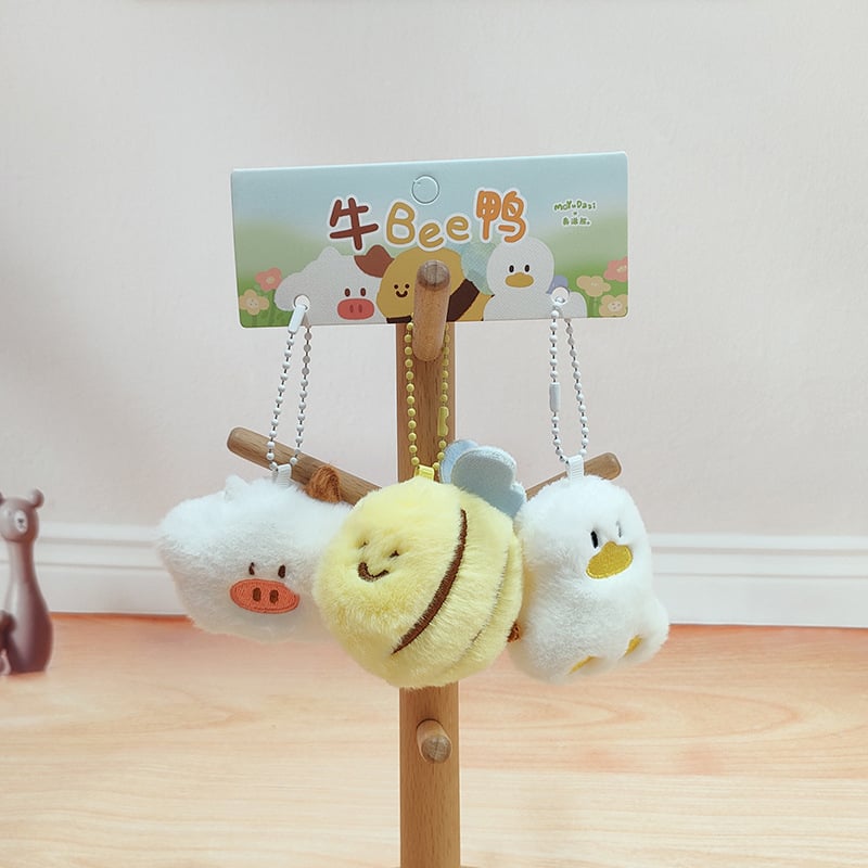 Snot Bear Bee плюшена кукла – къс плюш, напълнител PP памук, за възраст 7–14 години