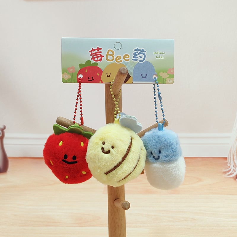 Snot Bear Bee плюшена кукла – къс плюш, напълнител PP памук, за възраст 7–14 години