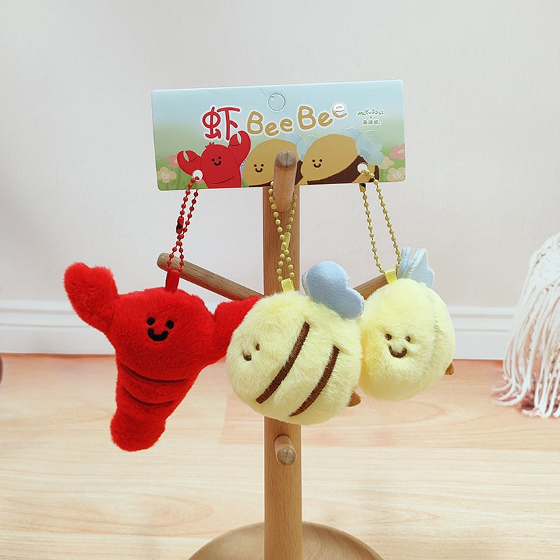 Snot Bear Bee плюшена кукла – къс плюш, напълнител PP памук, за възраст 7–14 години