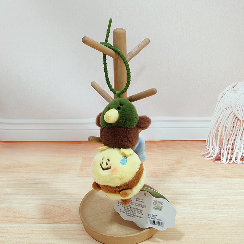 Snot Bear Bee плюшена кукла – къс плюш, напълнител PP памук, за възраст 7–14 години