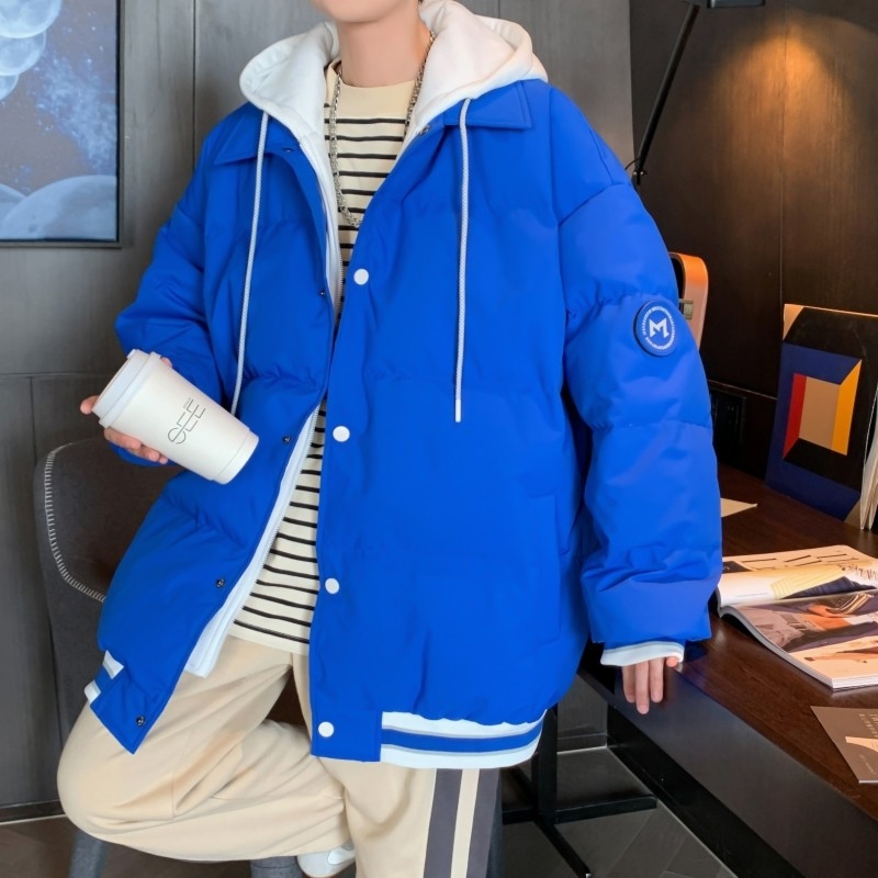 Talvejakke valge pardi sulgedega täidisega, paks, kapuuts, tõmblukuga, keskmise pikkusega, polüestrist välistä