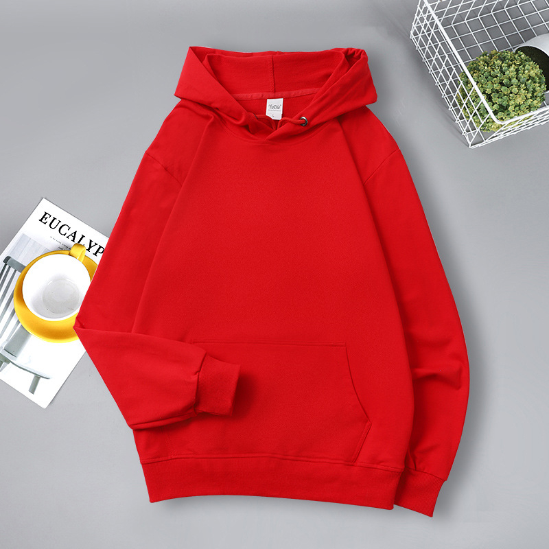 Muški teški džemper s kapuljom, fleece iznutra, 96% pamuk, širok kroj, okrugli vrat