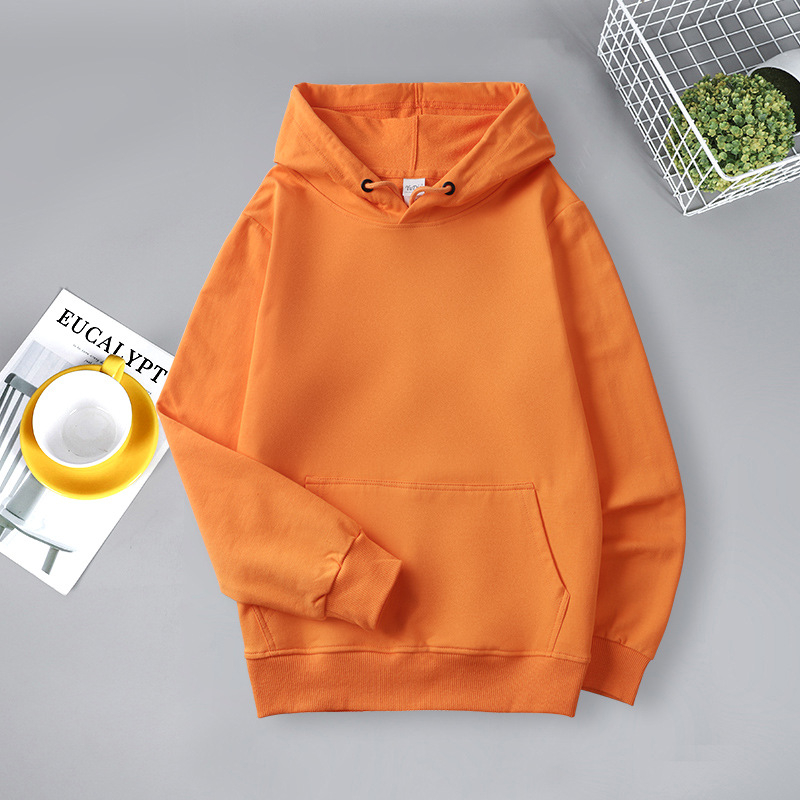 Muški teški džemper s kapuljom, fleece iznutra, 96% pamuk, širok kroj, okrugli vrat