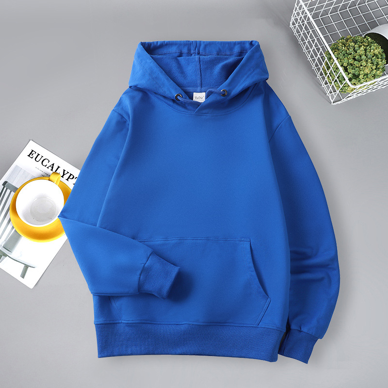 Muški teški džemper s kapuljom, fleece iznutra, 96% pamuk, širok kroj, okrugli vrat