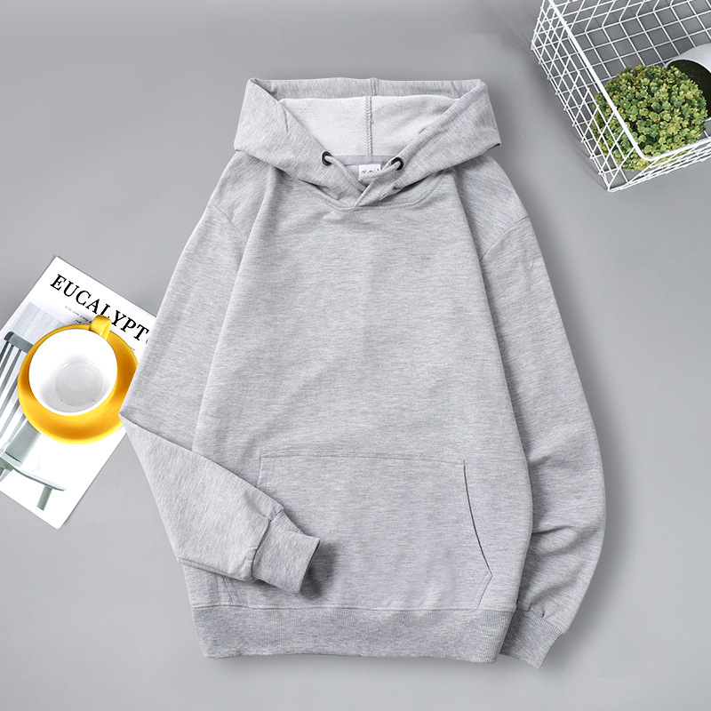 Muški teški džemper s kapuljom, fleece iznutra, 96% pamuk, širok kroj, okrugli vrat