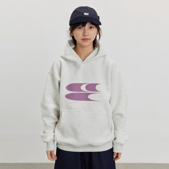 Mikina s kapuljačom od pamuka s ispisom slova, širokog kroja, pulover, 50% pamuk, proljeće i jesen