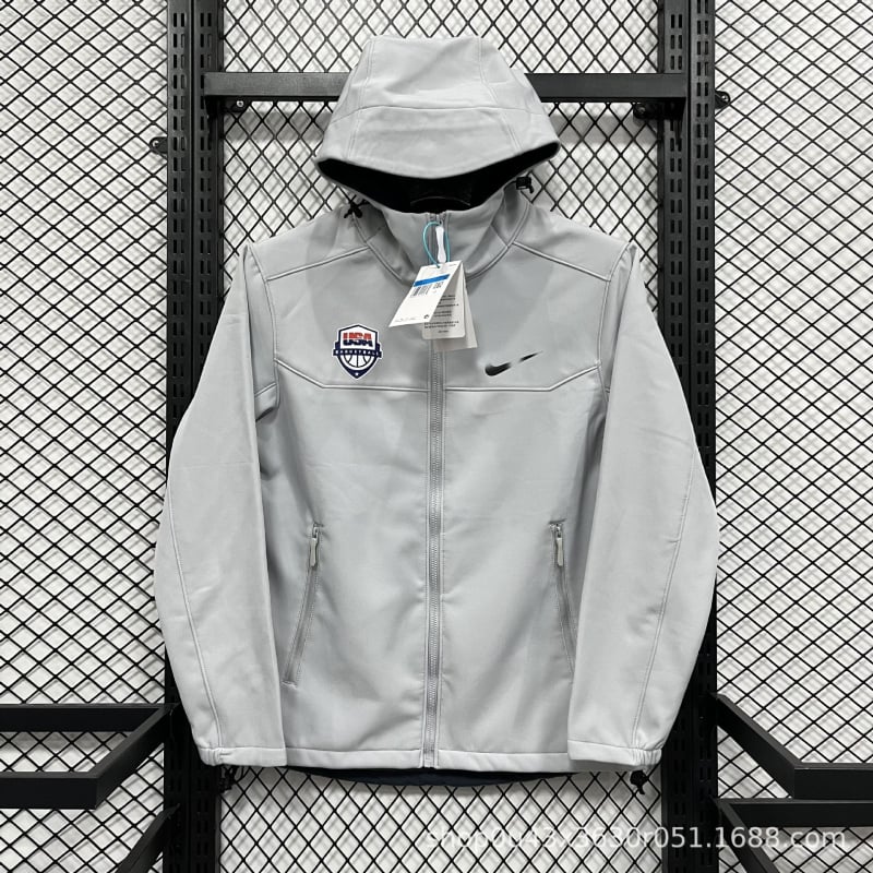 Palton bărbătesc din bumbac pentru iarnă, cu glugă - fermoar frontal, croială lejeră, guler rever, buzunare laterale