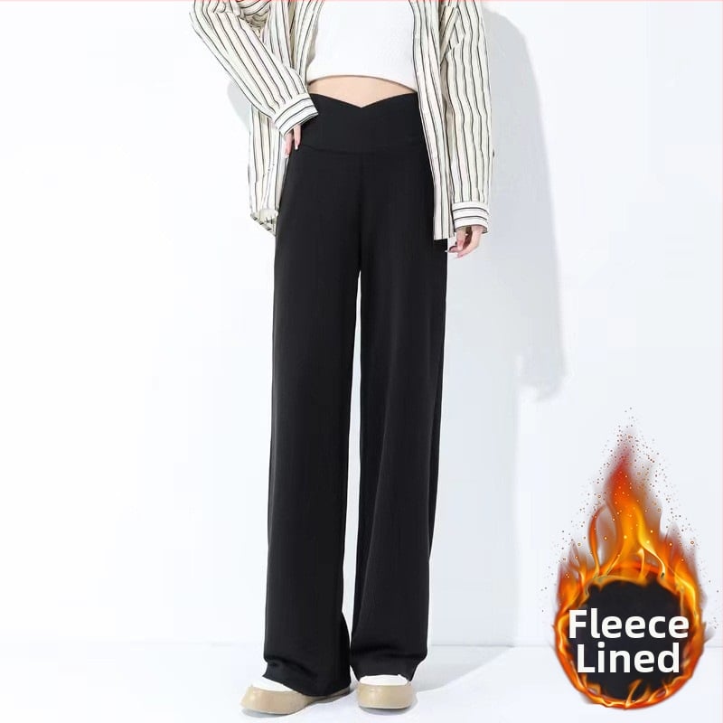 Παντελόνια εγκυμοσύνης με υψηλή μέση, μήκος έως πάτωμα, Cupro ίνες 50–70%, στήριξη κοιλιάς