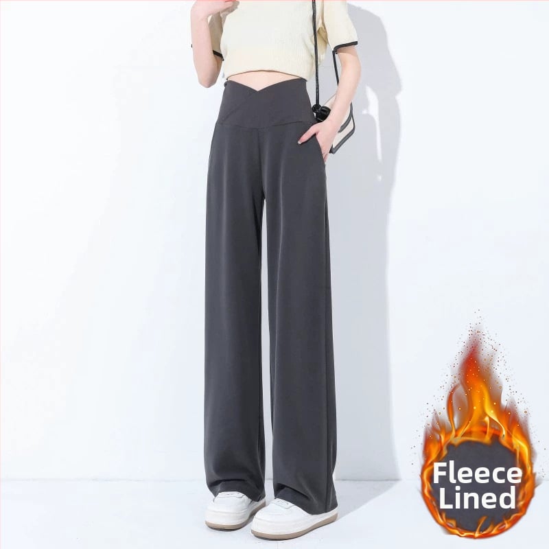 Παντελόνια εγκυμοσύνης με υψηλή μέση, μήκος έως πάτωμα, Cupro ίνες 50–70%, στήριξη κοιλιάς